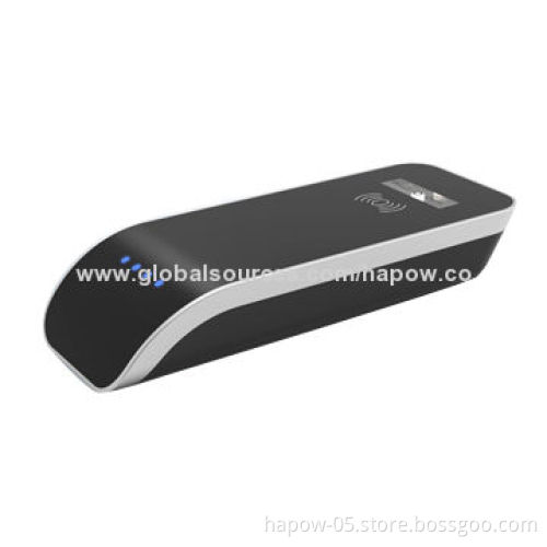 Portable Elegant Design Touch Switch Power Bank with 4 LED Indicators, LG/Samsung Li-ion Battery